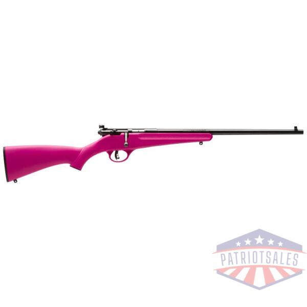savage arms rascal rifle 22 lr single shot 16.13" barrel pink