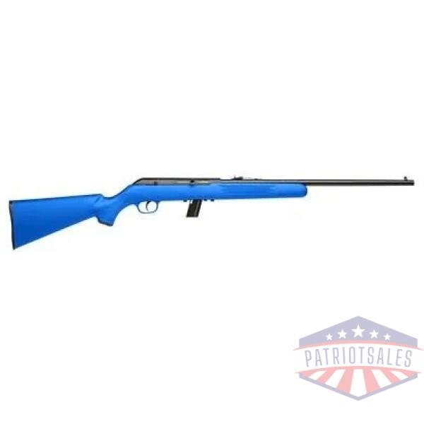 savage arms model 64 f rifle .22 lr 10rd magazine 21" barrel blue