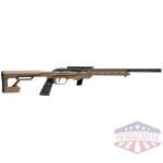 savage arms 64 precision rifle 22lr 20rd magazine 16.5" threaded barrel fde with picatinny rail