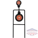 champion centerfire double gong spinner target steel