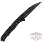 cold steel frenzy ii folding knife 3-1/2" sheepsfoot blade blackout