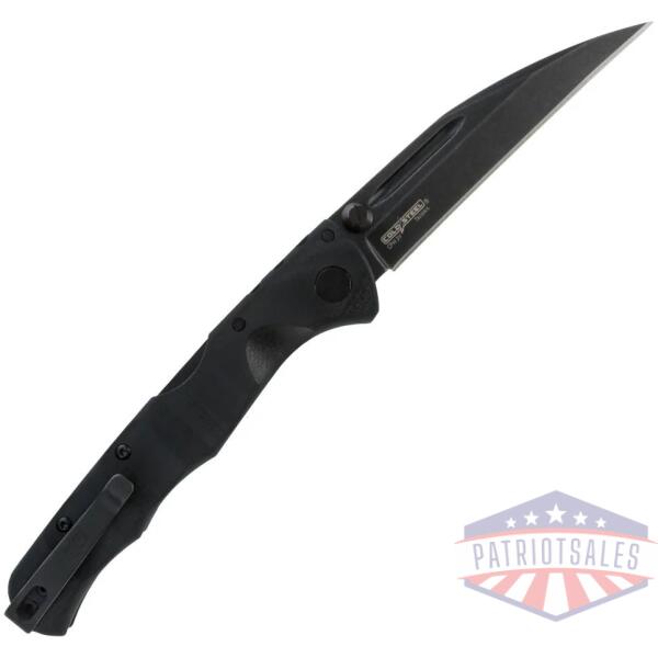 cold steel frenzy ii folding knife 3-1/2" sheepsfoot blade blackout