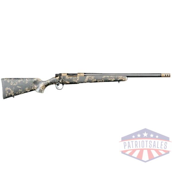 christensen arms ridgeline fft rifle .308 win 4rd magazine 16" 5/8x24 threaded barrel burnt bronze brown with green and tan