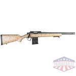 christensen arms ridgeline scout rifle .450 bushmaster 5rd magazine 16" 5/8x24 threaded barrel tan with black