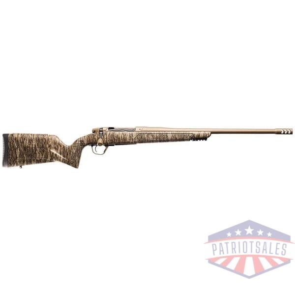 christensen arms evoke mossy oak rifle 7mm backcountry 4rd capacity 20'' fde cerakote barrel bottomlands stock