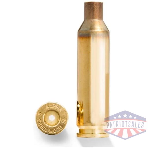 alpha munitions ultra premium unprimed brass cartridge cases 6mm creedmoor - large rifle primer 100/box