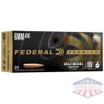 federal gold medal berger rifle ammunition 6mm arc 108gr otm 2950 fps 20/ct