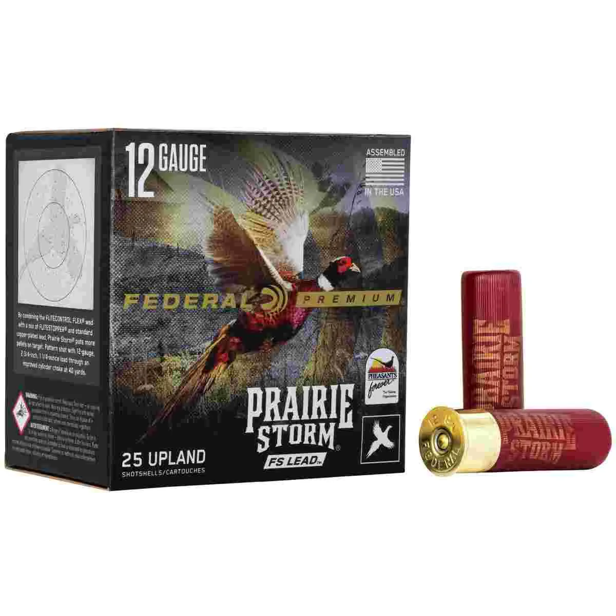 Federal Prairie Storm Fs Lead Shotshells 12 Ga 3&Amp;Quot; 1-5/8Oz 1350 Fps #4 25/Ct Federal prairie storm fs lead shotshells 12 ga 3" 1-5/8oz 1350 fps #4 25/ct