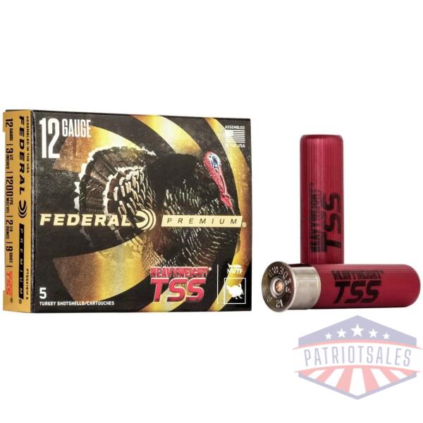 federal heavyweight tss 12ga 3.5" 2-1/4oz 1200 fps #9 5/ct