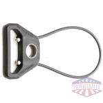 blue force gear molded universal wire loop sling attachment push button 2.75" black