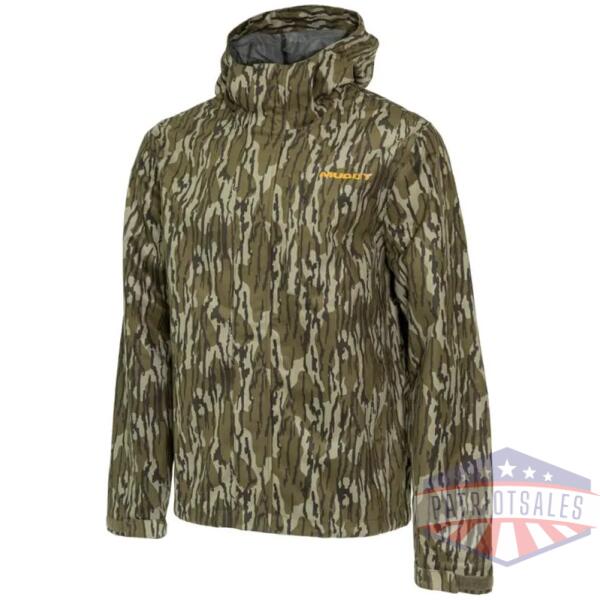 muddy trx lightweight rain jacket mossy oak bottomland 3xl