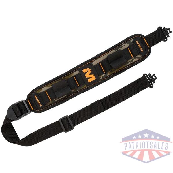 muddy summit ridge flexible comfort rifle sling mossy oak bottomland