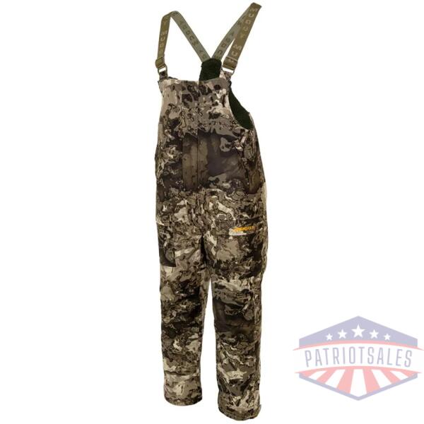 muddy trx waterproof sherpa fleece bib overalls veil canyon grey m