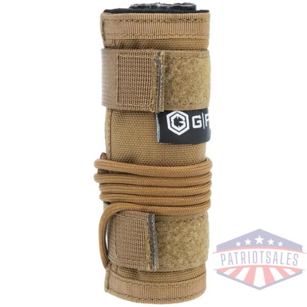g-outdoors tactical suppressor cover .22 lr 5" tan