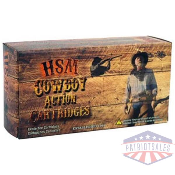 hsm cowboy action hard cast handgun ammunition .44 s&w spl 200gr rnfp 850 fps 50/ct
