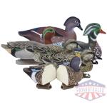 higdon outdoors puddle pack - 2/ct green wing teal 2/ct blue wing teal 2/ct wood ducks