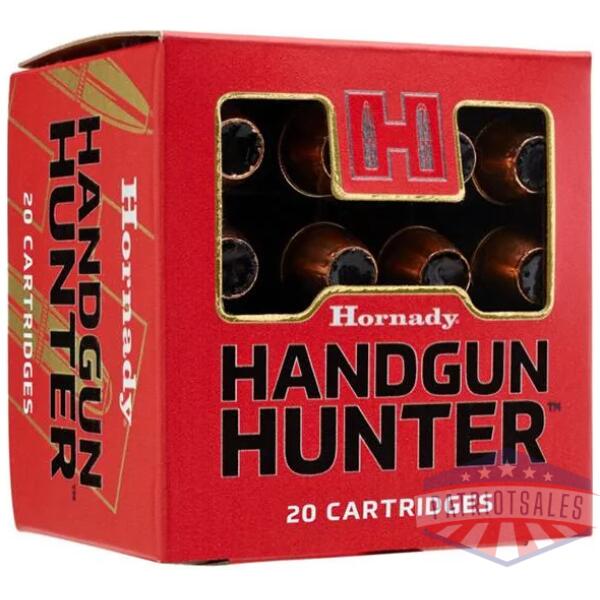 hornady monoflex handgun hunter handgun ammunition .44 rem 200 gr pt 1475 fps 20/ct