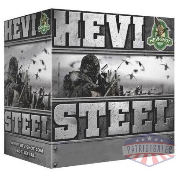 hevi-shot hevi-steel shotshells 20 ga 3" 7/8 oz 1400 fps #3 25/ct