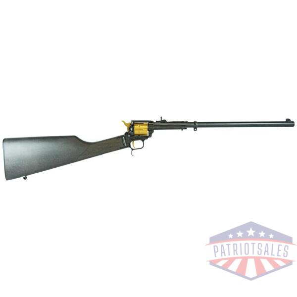 heritage rancher black and gold carbine .22 lr 6rd capacity 16" barrel wood stock