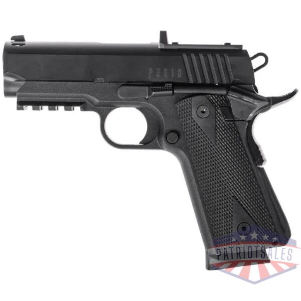 ifg tanfoglio pugio 1911 polymer or handgun 9mm luger 10rd magazines(2) 3.5" bull barrel pic rail