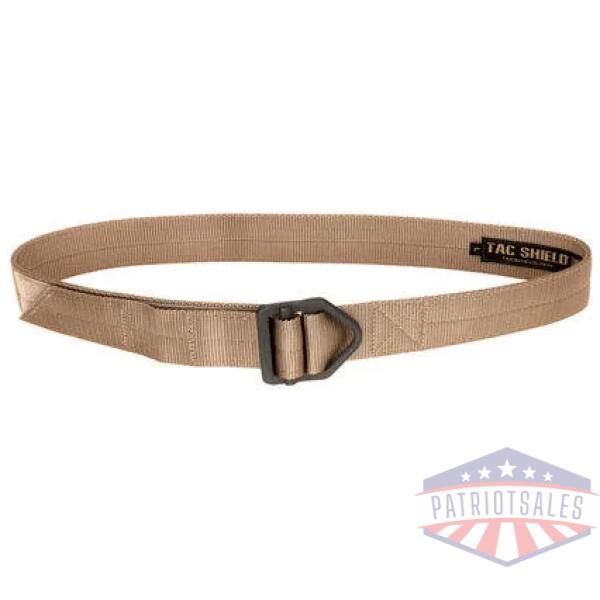 tacshield 1.75" tactical rigger belt s 30" - 34" tan