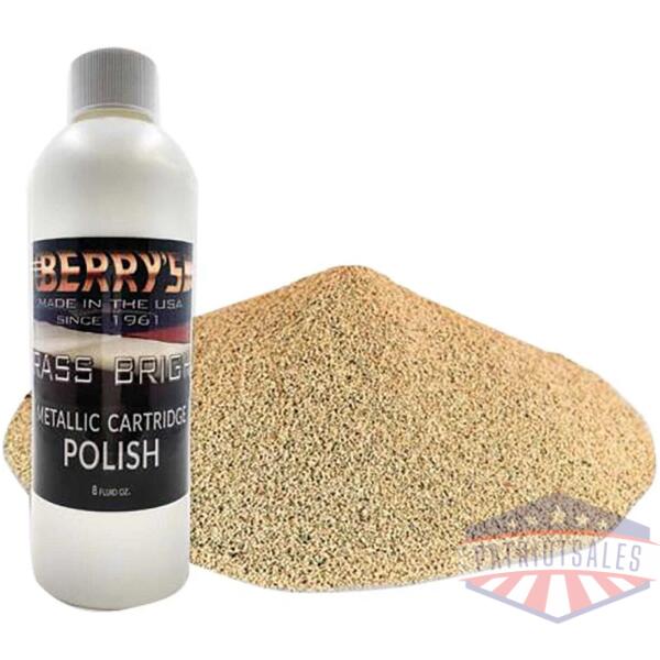 berry's corn media (6 lb.) & brass polish combo (8 oz.)