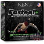 kent fasteel + precision plated steel waterfowl shotshells 12ga 3" 1-1/4oz 1450 fps  #4 & #6 25/ct
