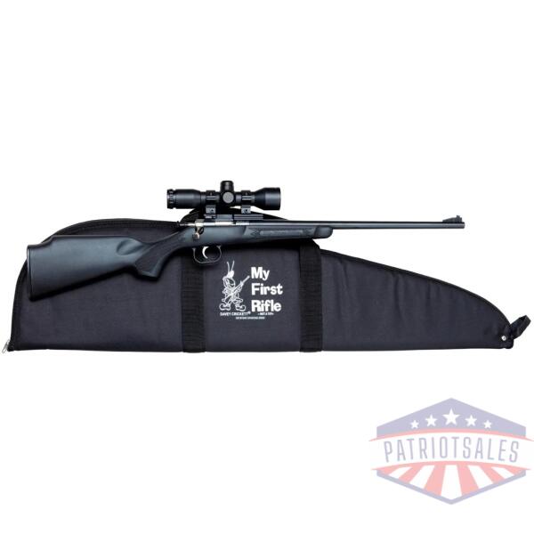 keystone synthetic .22lr rifle w scope mount & case