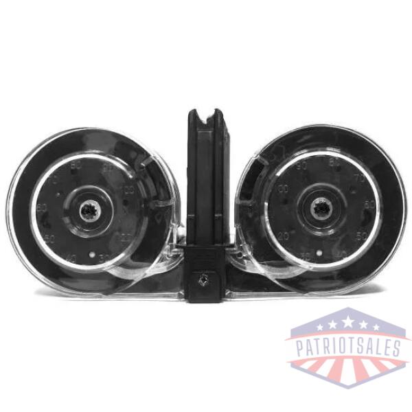 kci usa ar-15 gen 2 rifle drum magazine .223 rem/5.56x45mm 100/rd black