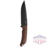 ka-bar jarosz turok fixed knife 6-1/4" clip point blade brown