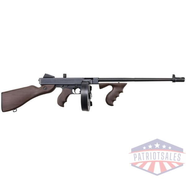 auto ordinance 1927a1-1c light weight deluxe rifle .45 auto 50rd drum/20rd stick magazine 18"  barrel walnut grain poly furniture