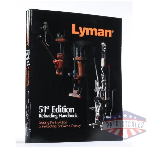 lyman 51st edition reloading handbook - softcover