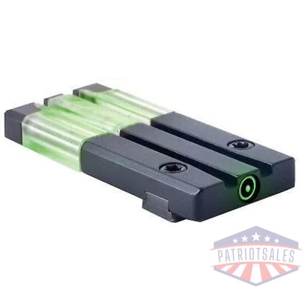 fiber-tritium bullseye sight s&w m&p rear sight green