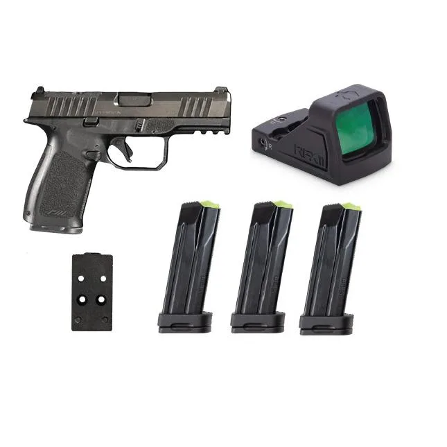 Rost Martin Rm1C Handgun Bundle 9Mm Luger 10Rd (4) Magazines 4&Amp;Quot; Barrel Black Viridian Red Dot Pistol Case Ca Compliant Rost martin rm1c handgun bundle 9mm luger 10rd (4) magazines 4" barrel black viridian red dot pistol case ca compliant