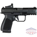rost martin rm1c handgun 9mm luger 15rd (1) & 17rd (1) magazines 4" barrel black optic ready w/ cts-1500 red dot
