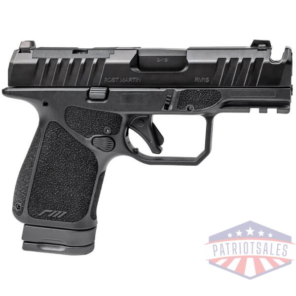rost martin rm1s comp handgun 9mm luger 12(1)&15(1)rd magazines 3.6" barrel black optic ready