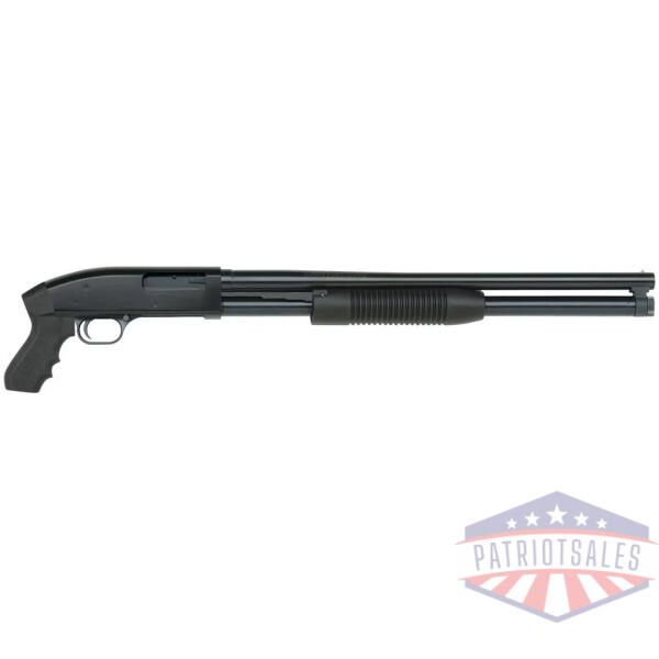 mossberg maverick 88 shotgun 12 ga 3" chamber 7rd magazine 20" barrel black with pistol grip