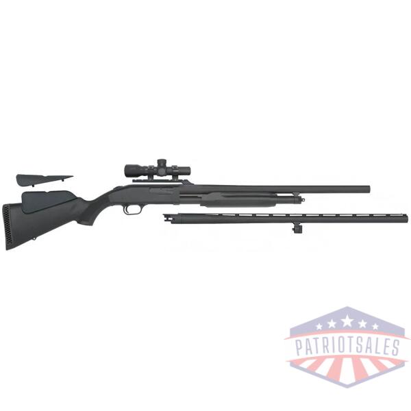 mossberg 500 field/deer combo shotgun 20ga 5rd capacity 24" & 26" barrels w/2.5x20 scope
