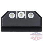 night fision night sight set white front white back for ruger max 9