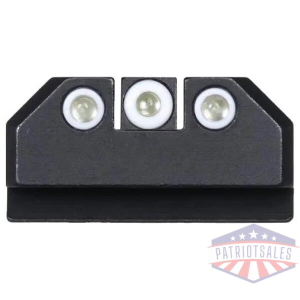 night fision night sight set white front white back for ruger max 9