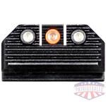 night fision optics ready stealth night sight set orange front black back for springfield hellcat