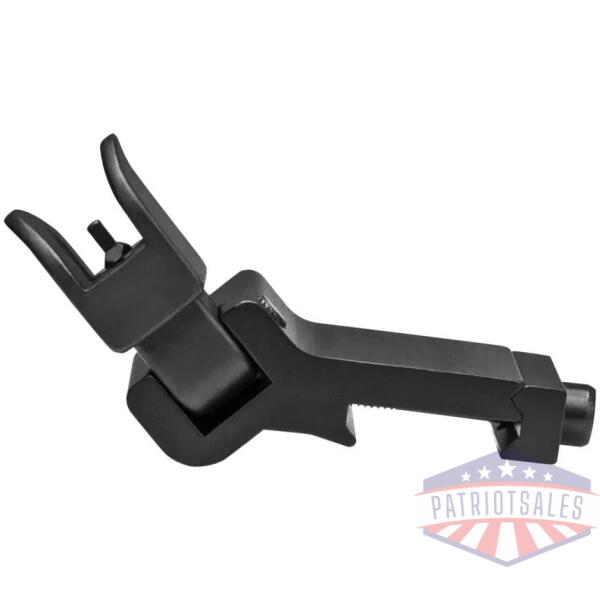 ncstar ar-15 45 degree offset flip-up front sight black