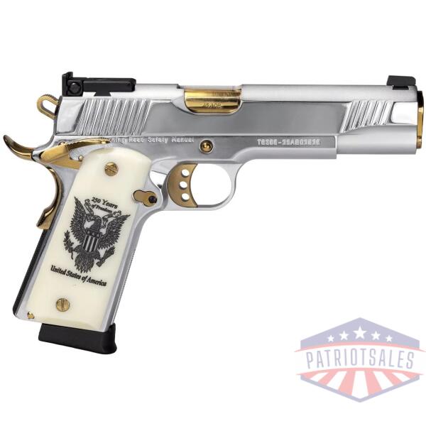 eaa girsan mc1911 250th anniversary handgun .45 auto 8rd magazines(2) 5" barrel engraved slide and grips hard case
