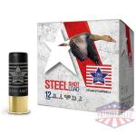 ppu stars & stripes steel shotshell 12ga 3''  1-1/8 oz 1500 fps #3 25/ct