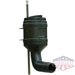 on time wildlife mossy oak gamekeeper 80 lb t-post gravity feeder