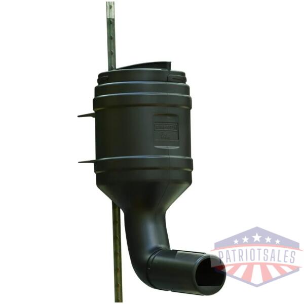 on time wildlife mossy oak gamekeeper 80 lb t-post gravity feeder