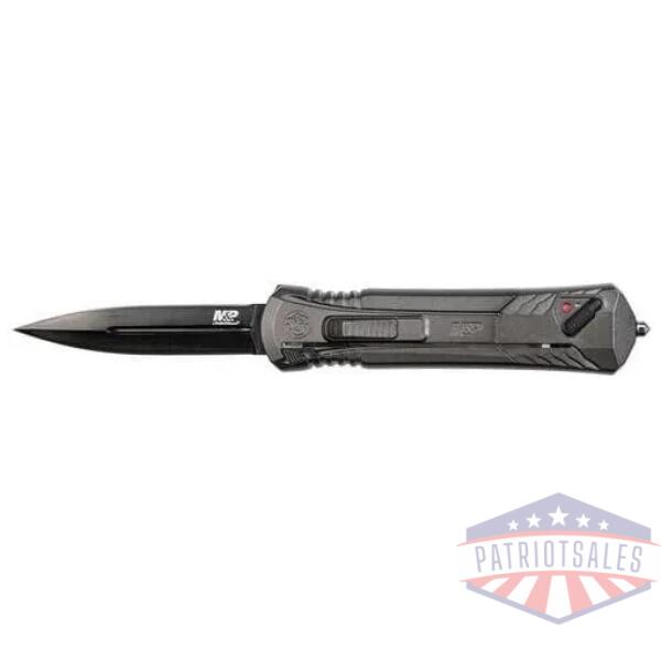 smith & wesson m&p spear tip otf 3 3/4" blade grey