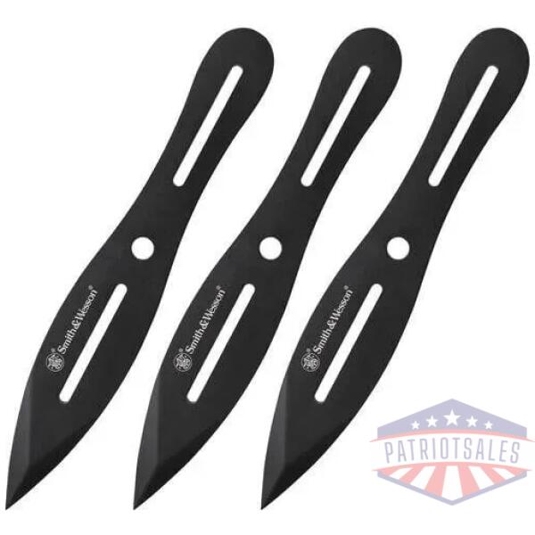 smith & wesson 3 8" throwing knives 4 1/4" blade black