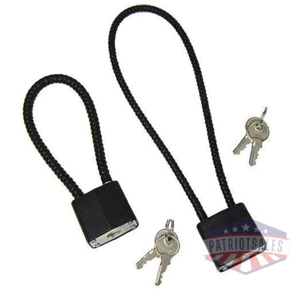 bulls eye peace keeper 8" gun cable lock