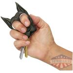 personal security spike self defense keychain - black